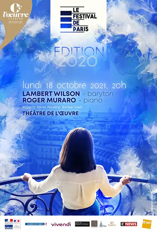 Festival de Paris 2020  - Lambert Wilson mélodies françaises et américaines