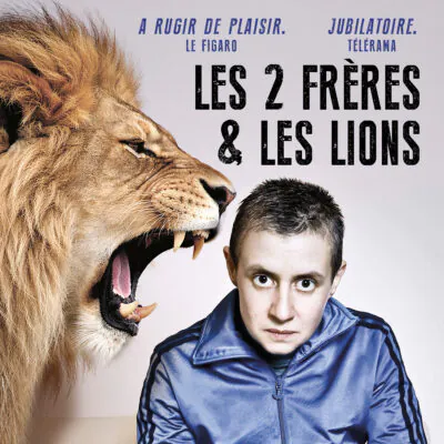 Affiche les deux freres et les lions - Théâtre de l'Oeuvre 2026